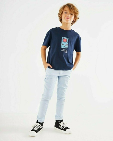 Mexx Artwork t-shirt Navy Bleu | 35MVRESOP