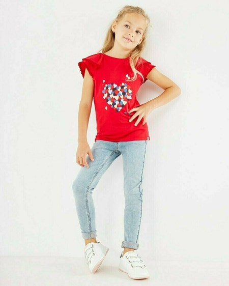 Mexx Artwork t-shirt Red Rouge | 45RZETOBY