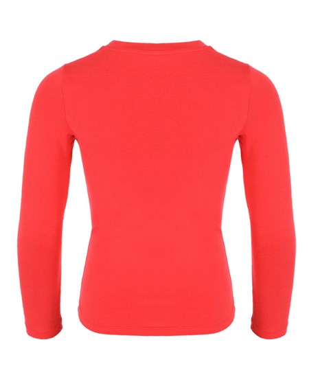 Mexx Basic long sleeve tee Coral red Rouge | 68AIQXWPK