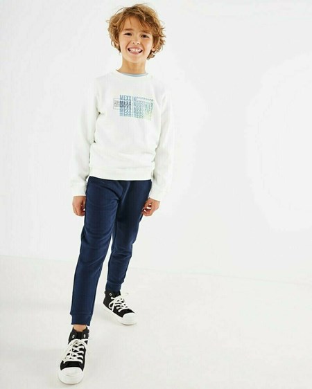 Mexx Basic sweater Off white Blanche | 78DTUEVJY