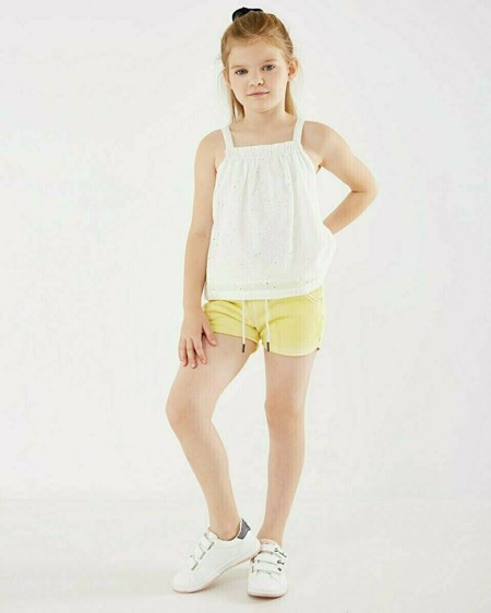 Mexx Broidery top Off white Blanche | 63XRLDKMF