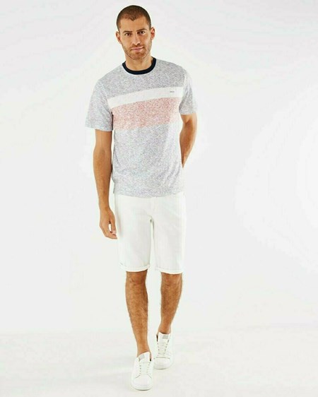 Mexx Colourblock t-shirt Navy Bleu | 07XGJHICT