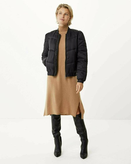 Mexx Corta padded bomber jacket Black Noir | 61HSUMADI