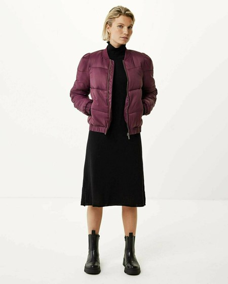 Mexx Corta padded bomber jacket Dark Red Rouge | 46DUWEHFY