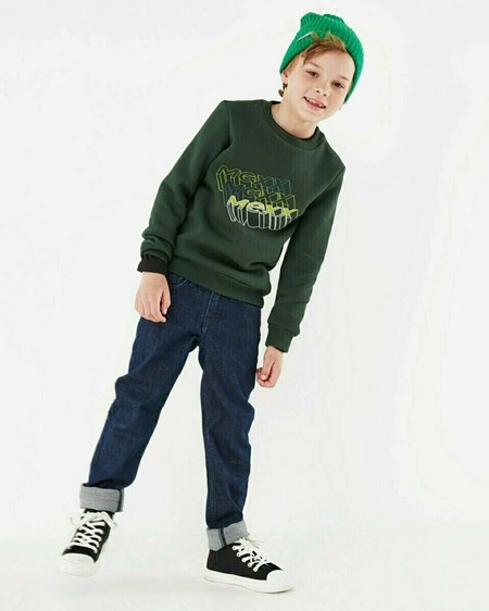 Mexx Crew Neck Sweatshirt Dark Green Vert | 58BFIMACV