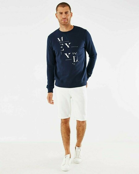 Mexx Crew neck sweatshirt Navy Bleu | 42MAGCVEK