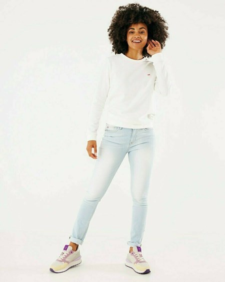 Mexx Crewneck sweater Off White Blanche | 75WJSKZUB