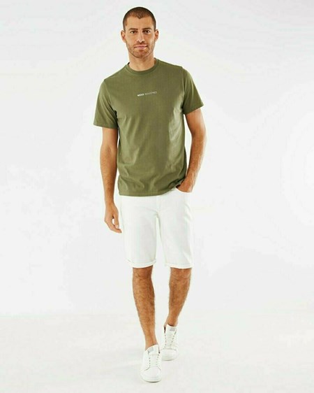 Mexx Crewneck t-shirt Army Green Vert | 35QUDBYKV