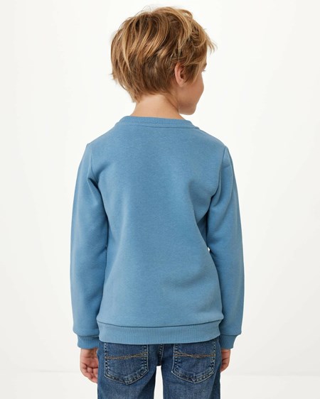 Mexx Crewneck with artwork Mid Blue Bleu | 46UKQFWLE