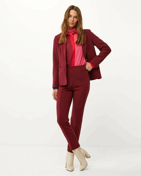 Mexx Droit leg pantalon Dark Red Rouge | 96BGYQUNO