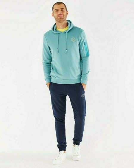 Mexx Encapuchonné sweater Dark Mint Menthe Foncé | 82IVJMSBY