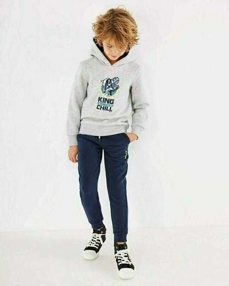 Mexx Encapuchonné sweater Grey Melee Grise | 52NOQWFGP
