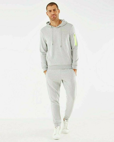 Mexx Encapuchonné sweater Grey Melee Grise | 63QZDFUPG