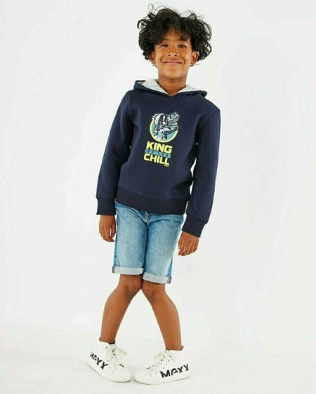 Mexx Encapuchonné sweater Navy Bleu | 28SORINCD