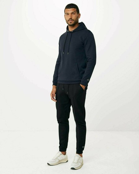 Mexx Encapuchonné sweatshirt with logo print Navy Bleu | 59LGOYBXS