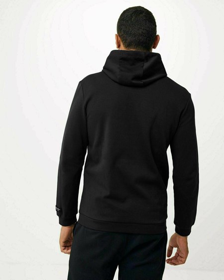 Mexx Encapuchonné sweatshirt with logo print Black Noir | 67KNLAXYH