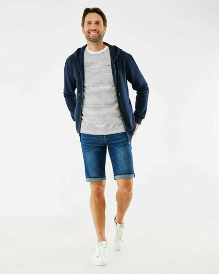 Mexx Encapuchonné zipthrough cardigan Navy Bleu | 08LQHMZTI
