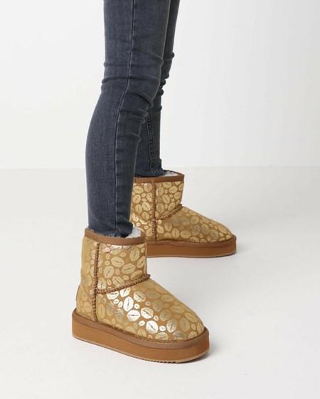 Mexx House shoe Bobby Jane Beige/Gold Beige | 41RFLJNBM