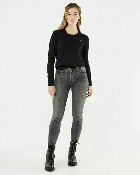 Mexx ILONA Round neck Pullover Black Noir | 75PQAYBOM