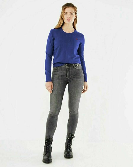 Mexx ILONA Round neck Pullover Cobalt Bleu | 01CBFAJQL