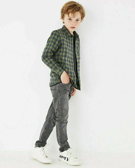 Mexx JESS Slim fit Denim Smoke Grise | 61FZYQAOE