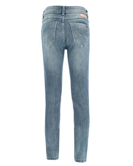 Mexx JUNO Mid waist/ Slim leg jeans Light Vintage Noir | 68YADKTGC