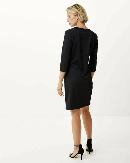 Mexx Jersey dress shoulderpads Black Noir | 96ANFXJUE