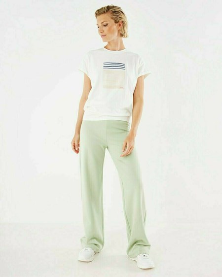 Mexx Loose fit printed t-shirt Off white Blanche | 06PNIZRJC