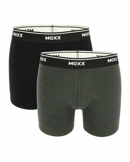 Mexx MEXX Boxershorts 2-pack Black/Anthracite Melange Noir | 50QRUMSOL