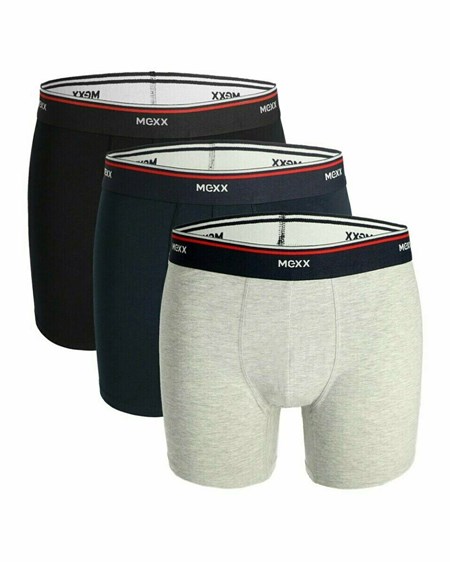 Mexx MEXX Boxershorts 3-pack Black/Navy/Grey melee Multicolour | 09ZRGIOWM