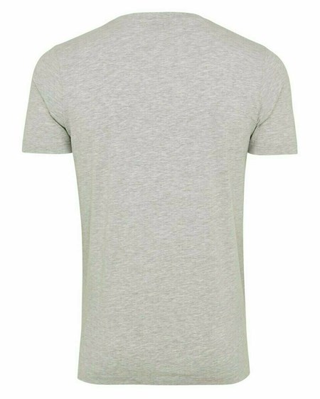 Mexx Men T-Shirt Round-Neck Grey Melange Grise | 14SYKQWGB