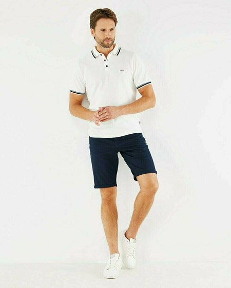 Mexx Mid waist/ Regular fit short Navy Bleu | 29NOGVTJU