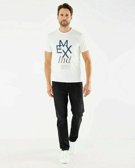 Mexx OLIVER T-Shirt SS Off white Blanche | 83QMJLUTX