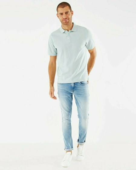 Mexx Pique polo Grey Mint Grise | 04VGMXBSL
