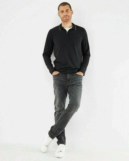 Mexx Polo LS Black Noir | 94XVSBHMW