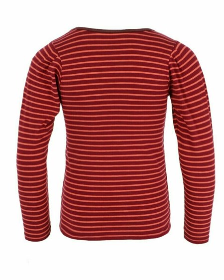 Mexx Puff sleeve top LS Wine Red Rouge | 17TCQMGIU