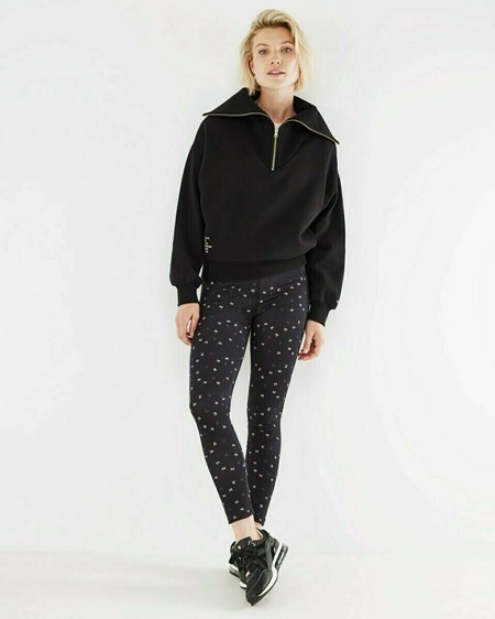 Mexx Pull Oversized Zippé Black Noir | 30NCMIDBQ