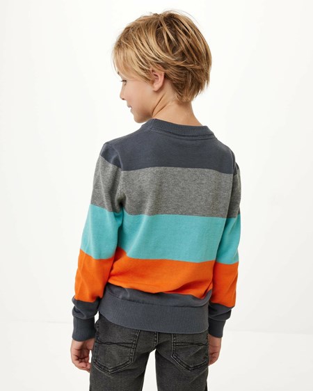 Mexx Rayé pullover Dark Grey Grise | 83HFSZCRP