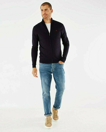 Mexx STEVE Mid waist/ Droit leg jeans Medium Used Bleu | 53BAJNCFI