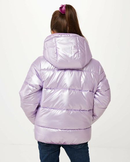 Mexx Shiny padded bear jacket Lilac Violette | 69VCFTURM