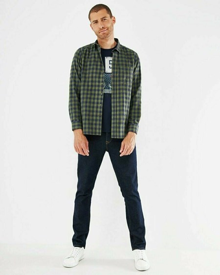 Mexx Shirt LS Dark Green Vert | 19ATYDLIB