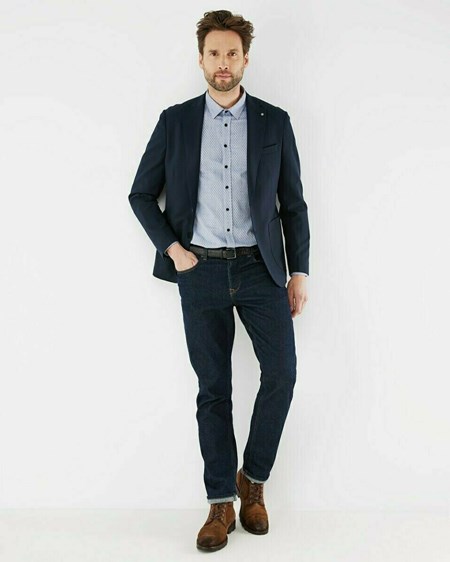 Mexx Shirt LS Navy Bleu | 54DLORFGY