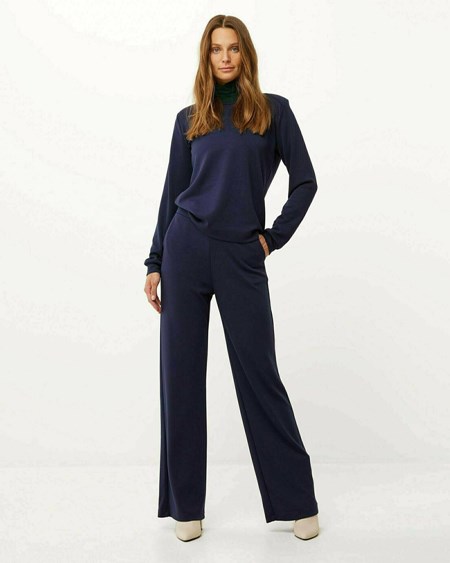 Mexx Shoulderpad sweater Navy Bleu | 93GHXPVBF