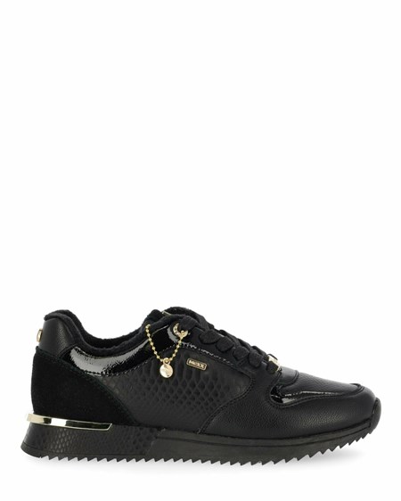 Mexx Sneaker Fleur Black/Black Noir | 65NDOAHUP