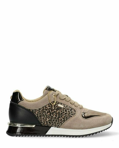 Mexx Sneaker Fleur Taupe Taupe | 08TSRNKFQ