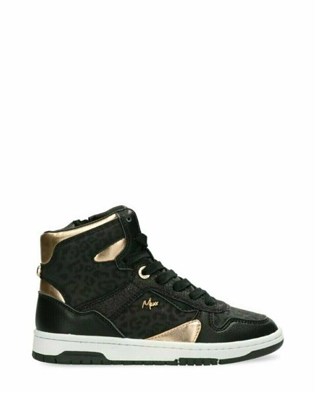 Mexx Sneaker Ginia Black/Gold Noir | 04IJAWDEX