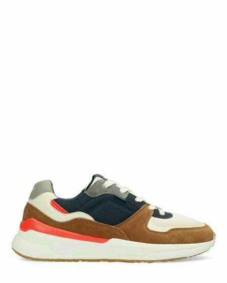Mexx Sneaker Huxley Cognac/Navy Multicolour | 34VHSQLOF