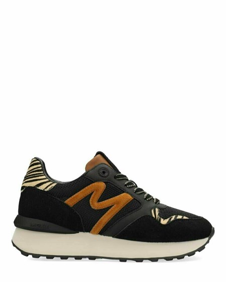 Mexx Sneaker Juju Black/Cognac Noir | 24PFTUZYK