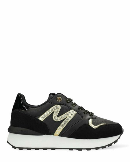 Mexx Sneaker Juju- Spark Black/Gold Noir | 76ZCDNKSR