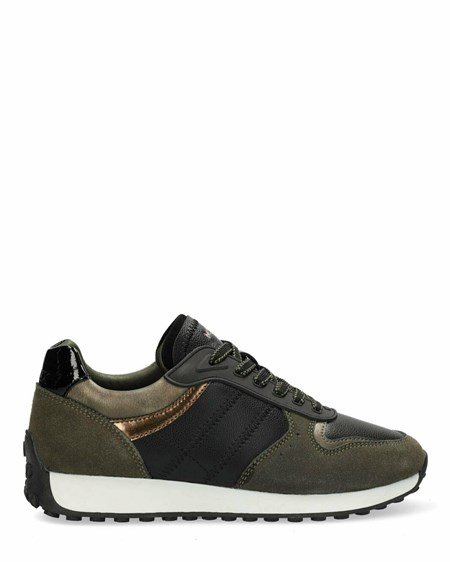 Mexx Sneaker June Black/Green Noir | 21GCQJFTW